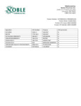 Ingredient Sheet