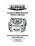 PureAiro Max 970 manual PureAiro Max 970 manual