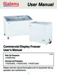 177ICFF Galaxy Cruved and Flat Freezer Manual