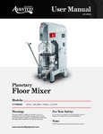 Avantco Mixer Manual
