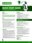 181COM Standard Duty Quick Start Guide
