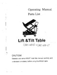 CART-600-LT manual CART-600-LT manual