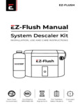 Eccotemp EZ-KIT EZ-Flush System Descaler Kit Manual