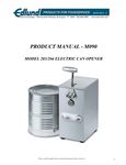 Edlund 203/266 Manual