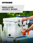 CaterGator Insulated Jockey Boxes Sell Sheet