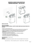 250-201W Mounting Instructions With Scensibles 250-201W Mounting Instructions With Scensibles