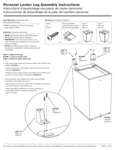 25342-SOHO Locker Legs Attachment Instructions 25342-SOHO Locker Legs Attachment Instructions