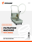 Parts manual for fryclone Parts manual for fryclone