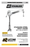 Davit Crane Manual