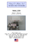 Patty-O-Matic 330A manual