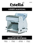 Estella Countertop Bread Slicer Manual