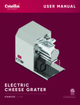 348CG2 Electric Cheese Grater Manual