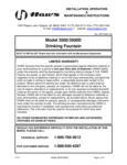 3500 INSTALLATION, OPERATION & MAINTENANCE INSTRUCTIONS 3500 INSTALLATION, OPERATION & MAINTENANCE INSTRUCTIONS