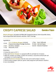 Crispy Caprese Salad Recipe Crispy Caprese Salad Recipe