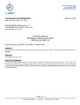 PRO750 Efficacy Data for Disinfecting Wipes