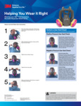 3M Full Face Respirator 6000 Series Poster 3M Full Face Respirator 6000 Series Poster