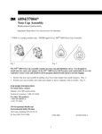3M Full Facepiece Respirator 6000 Series Nose Cup Assembly Instructions 3M Full Facepiece Respirator 6000 Series Nose Cup Assembly Instructions