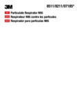 3M N95 Particulate Respirator 8211 and 8511 Instructions