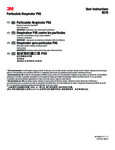 3M P95 Particulate Respirator 8576 Instructions