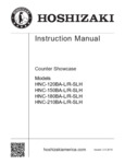 Hoshizaki HNC Series Instruction Manual Hoshizaki HNC Series Instruction Manual