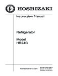 Hoshizaki HR24C Instruction Manual