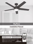 Skyflow Outdoor with LED Light 52 inch manual