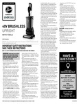 Hoover 40V Manual
