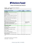 Allergen Checklist for 49580