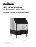 Manitowac NEO UP Air & Water Cooled - R290 Ice Machine Manitowac NEO UP Air & Water Cooled - R290 Ice Machine