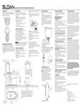 Sloan Toilet Installation Instructions
