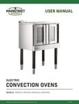 Mainstreet Equipment Electric Convection Oven Manual