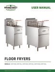 Main Street Equipment Natural Gas 70-100 lb. Stainless Steel Floor Fryer