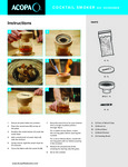 Cocktail Smoker Instructions