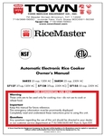 Rice Cooker Manual