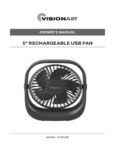 5inch RECHARGEABLE USB FAN 5inch RECHARGEABLE USB FAN