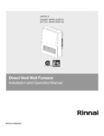 Rinnai EX08DT & EX11DT Manual