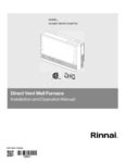 Rinnai EX38DT Manual