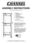 Channel Knock Down Bun Pan Racks Assembly Instructions