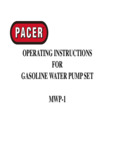 Pacer MWP-1 Manual