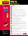 How to Wet Mop Using Press Wring Bucket