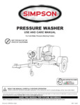 Simpson Pressure Washer 7112881NOCA Manual Simpson Pressure Washer 7112881NOCA Manual