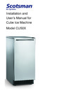 Scotsman CU50 Manual Scotsman CU50 Manual