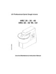 Sirman Spiral Dough Mixer Manual