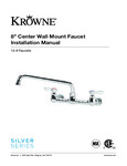 Krowne 12-8 Faucet Manual Krowne 12-8 Faucet Manual