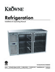 Krowne Refrigeration Manual Krowne Refrigeration Manual