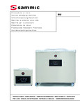 Sammic SU Vacuum Sealer Manual