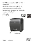 Tork 772828 Black Mechanical Hands Free Paper Towel Dispenser Tork 772828 Black Mechanical Hands Free Paper Towel Dispenser