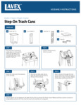 Lavex 8-23 Gallon Trash Can Assembly Instructions