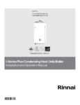 Rinnai Manual