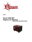 Novatek Novair 2000 Manuals